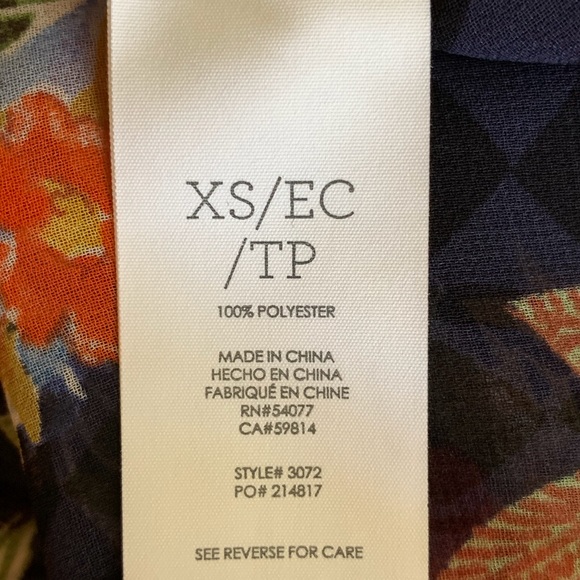 Cabi Long Sleeve Blouse SZ - XS - Picture 5 of 5